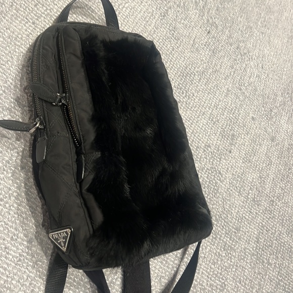 Prada rabbit fur backpack - Picture 5 of 7